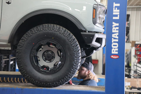 Ford Bronco lift kit installation