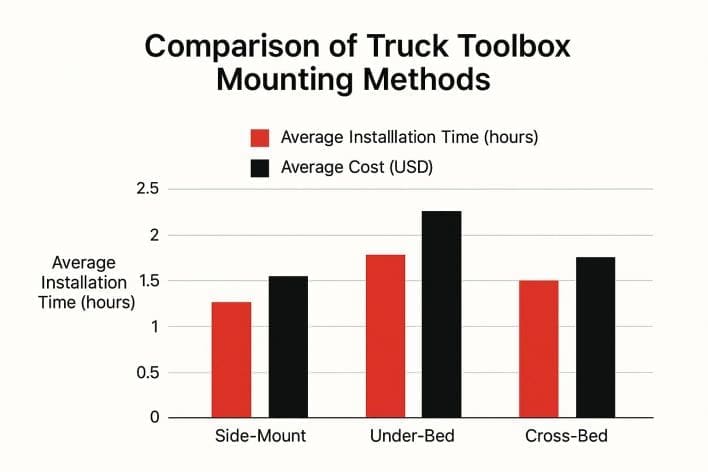 Infographic about truck toolbox mounting