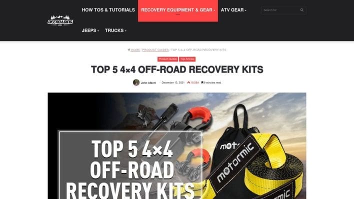 Top 5 4x4 Recovery Kits by Offroading.com